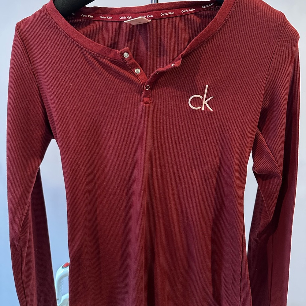 Calvin Klein Red Pajamas with Soft Fabric